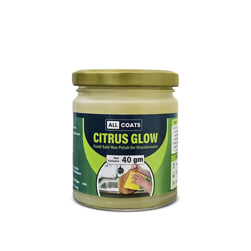 Citrus Glow Food-Safe Wood Wax Polish with Natural Beeswax
