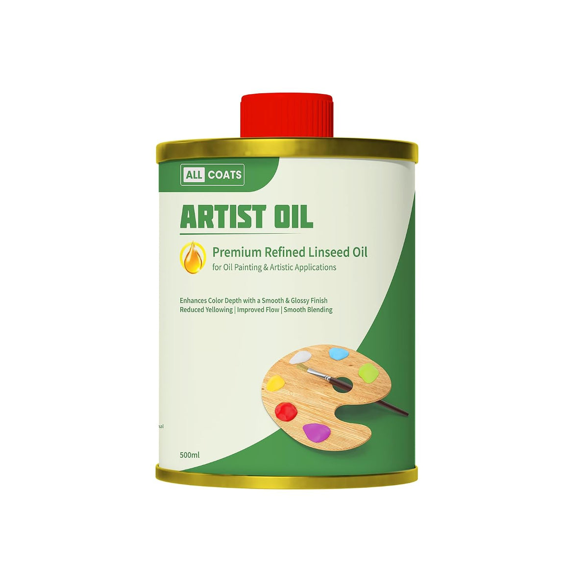 Artist Oil – Refined Linseed Oil for Oil Painting