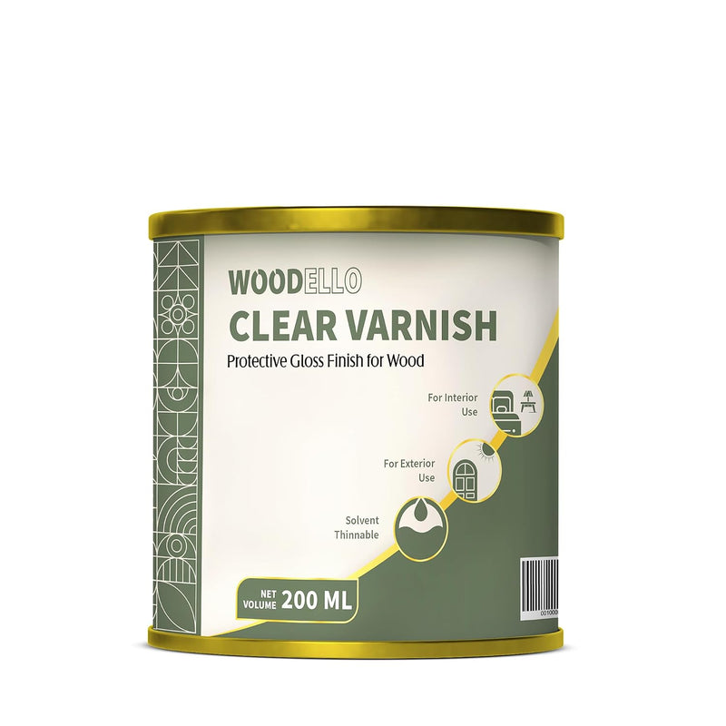 Woodello Clear Varnish – Acrylic Varnish for Wooden Furniture